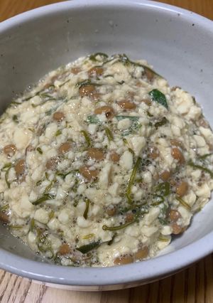 めかぶ豆腐納豆のヘルシーネバネバ丼-レシピのメイン写真