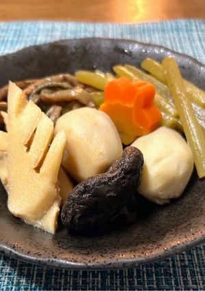 四毒抜き ふきの炊き合わせ-レシピのメイン写真