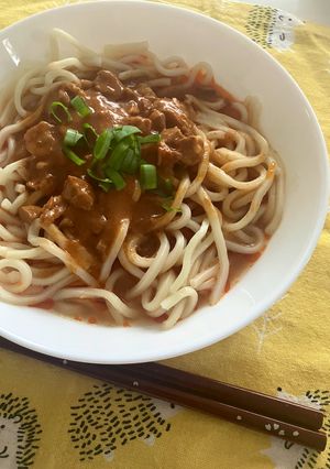 簡単！手抜き！★うどん＆レトルトカレー-レシピのメイン写真