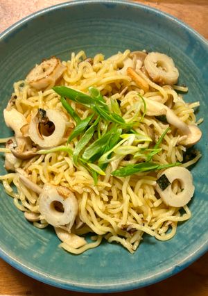松茸の味お吸いもの焼きそば-レシピのメイン写真