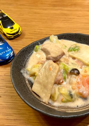 貝柱出しがうまうま！！白菜のクリーム煮-レシピのメイン写真