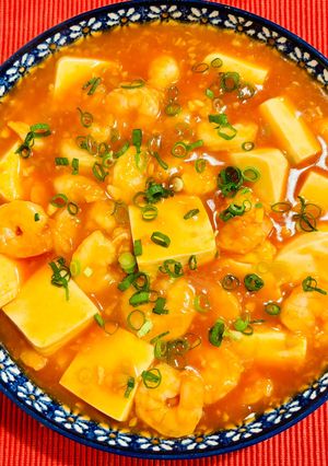 海老チリ豆腐-レシピのメイン写真