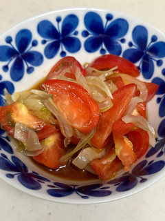 辛くない♪レンチン玉ねぎとトマトのマリネ-レシピのメイン写真