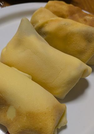 モチモチしっとりバナナチョコクレープ-レシピのメイン写真