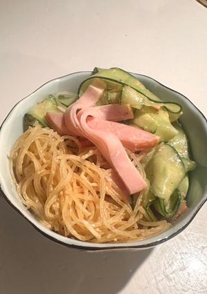 夏に向けてゴマだれ春雨☘️-レシピのメイン写真