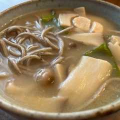 きのことチキン蕎麦-レシピのメイン写真