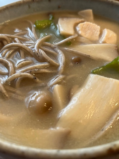 きのことチキン蕎麦-レシピのメイン写真