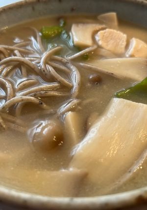 きのことチキン蕎麦-レシピのメイン写真