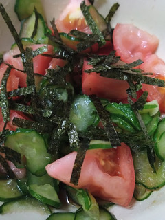 トマトとキュウリ🥒のポン酢和え-レシピのメイン写真