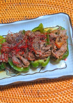 牛肉ピーマン-レシピのメイン写真