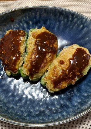 ピーマンの肉詰め-レシピのメイン写真
