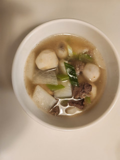 ≪韓国風≫牛バラ肉と里芋のスープ-レシピのメイン写真