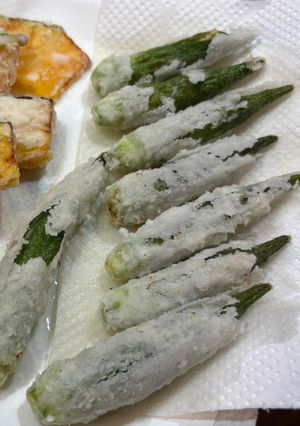 サクうま！オクラの片栗粉揚げ-レシピのメイン写真