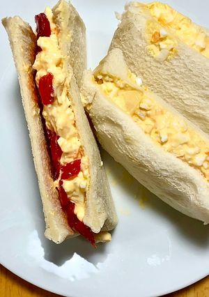 ドラマで話題！漬物たまごサンド2種-レシピのメイン写真