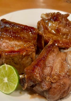 スペアリブのニンニク生姜焼き、ガラムマサラ風味-レシピのメイン写真