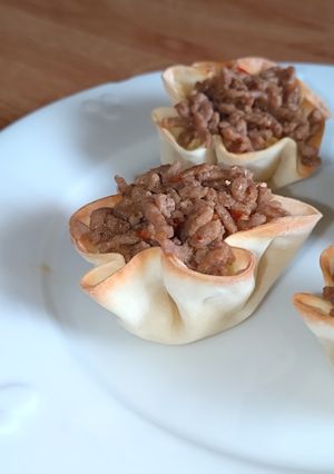 餃子の皮で作る　ピリ辛ポテトミートパイ-レシピのメイン写真
