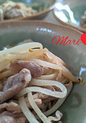 簡単！もやしと豚こま肉の炒め物-レシピのメイン写真