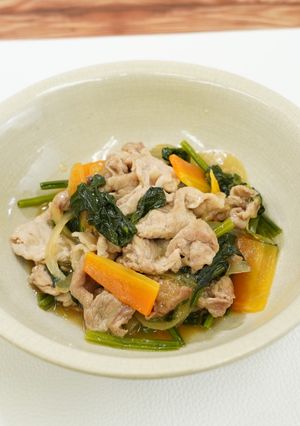 豚肉とほうれん草の生姜あん-レシピのメイン写真