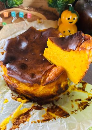 かぼちゃバスクチーズケーキ-レシピのメイン写真