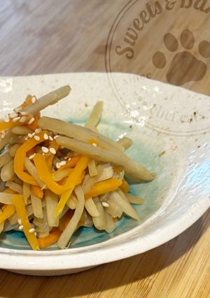 お弁当に！優しい色のきんぴらの作り置き-レシピのメイン写真