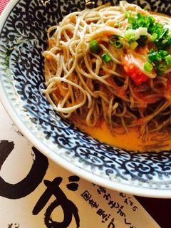 もずく麺で☆明太クリームパスタ-レシピのメイン写真