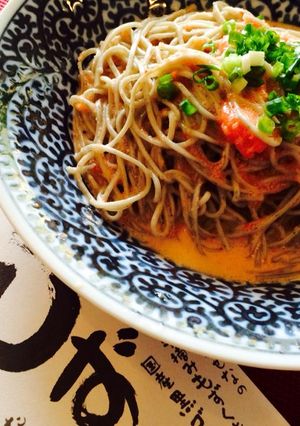 もずく麺で☆明太クリームパスタ-レシピのメイン写真
