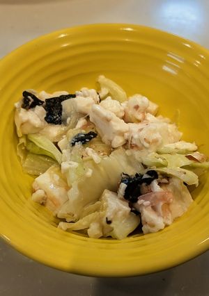 やみつき温キャベツの豆腐サラダ-レシピのメイン写真