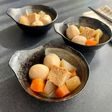 おかずつゆで、根菜と厚揚げの簡単煮物