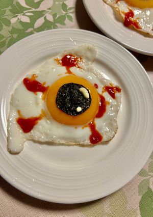 ハロウィンの朝食に+*目玉焼き*+-レシピのメイン写真