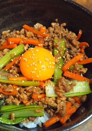 ビビンバ丼-レシピのメイン写真