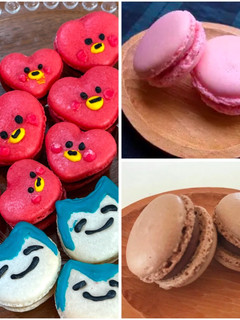 ストロベリーチョコマカロン 24個-レシピのメイン写真