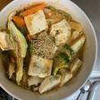 お一人様クリーミートマト味噌味豆腐野菜炒