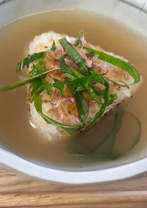 温まる！お茶漬け式焼きおにぎり-レシピのメイン写真