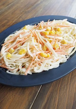 《副菜①》そうめんとセロリのマヨサラダ-レシピのメイン写真