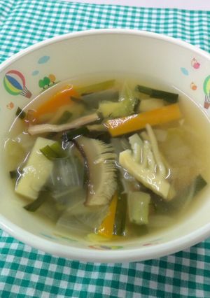 五目スープ★小山市給食-レシピのメイン写真