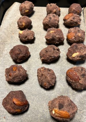 米粉　サクふわナッツ&チョコクッキー-レシピのメイン写真