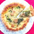 大豆ミートのソーセージで豆乳キッシュ