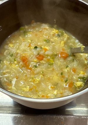 鶏ミンチ味噌の具沢山おじや-レシピのメイン写真
