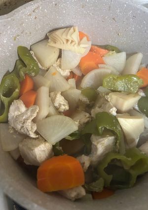 余った野菜で鶏肉と野菜の煮物-レシピのメイン写真