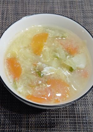野菜たくさん入った中華スープ-レシピのメイン写真