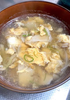 舞茸としめじの卵スープ-レシピのメイン写真