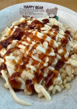 目玉焼き天かすソースマヨご飯-レシピのメイン写真