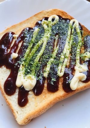 お好み焼き風トースト-レシピのメイン写真