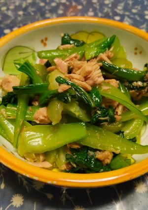 青梗菜とツナの中華和え-レシピのメイン写真