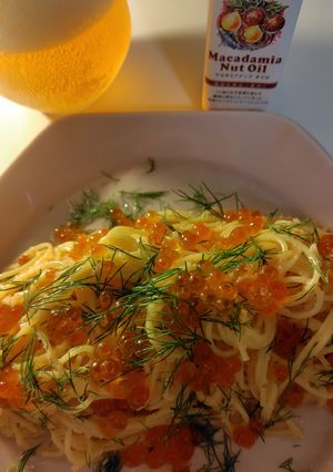芦屋川ベリーニ風いくらパスタ-レシピのメイン写真