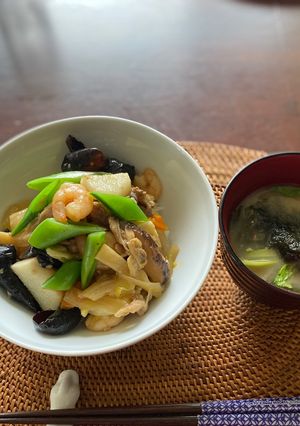 五目かけご飯-レシピのメイン写真