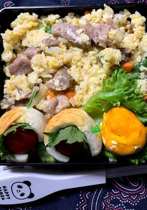 5/30ﾖｯﾁｬﾝ☆ペッパーライスお弁当-レシピのメイン写真