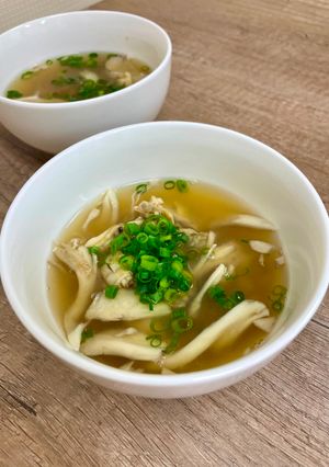 舞茸とあさりの味噌汁【ここから栄養士】-レシピのメイン写真