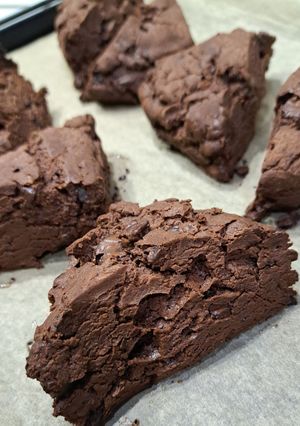 米粉のカッテージチーズチョコスコーン-レシピのメイン写真