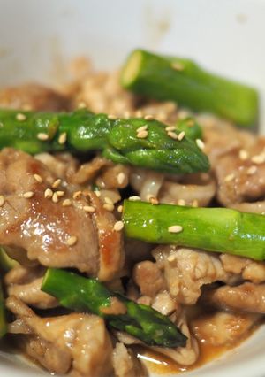 豚肉とアスパラの照り焼き-レシピのメイン写真